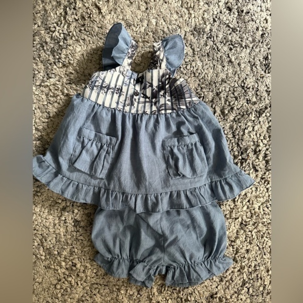 Isobella &Chloe babygirl matching set